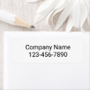 Search for basic white return address labels Black and white