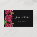 Search for red rose business cards Hair stylist