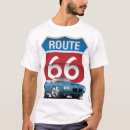 Search for route 66 tshirts Muscle car