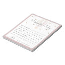 Search for baby shower notepads Star