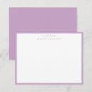 Search for lilac note cards Minimalist