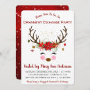 Search for ornament exchange invitations Reindeer