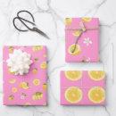 Search for pink lemon wrapping paper Citrus