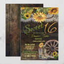 Search for country sweet 16 invitations Barn wood