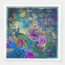 Search for bird napkins Colourful flowers