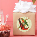 Search for red parrot stickers Tropical