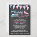 Search for wheels or heels invitations Cute
