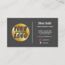 Search for plain business cards Social media networking icons