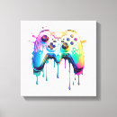 Search for gamer canvas prints Colourful