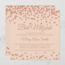 Search for faux rose gold confetti invitations Modern