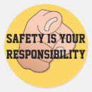 Search for responsibility stickers Safety