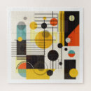 Search for geometric shape puzzles Abstract