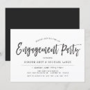 Search for fancy engagement party invitations Calligraphy