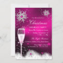 Search for champagne christmas invitations Pink