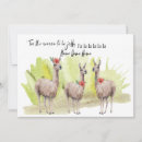 Search for funny animal christmas cards Llama