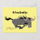 Search for gnu postcards Tanzania
