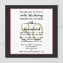 Search for formal 80th birthday invitations White