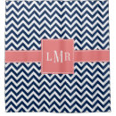 Search for navy blue and coral shower curtains Stylish