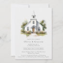 Search for chapel wedding invitations Modern