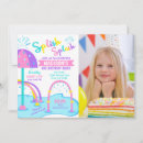 Search for water park birthday invitations Splash pad party