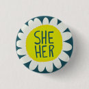 Search for flowers round badges Colorful