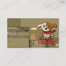 Search for new address business cards Simple