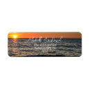 Search for beach sunset return address labels Modern