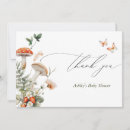 Search for enchanted forest thank you cards Mushroom