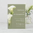 Search for calla lily invitations Modern