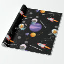 Search for space cat wrapping paper Star