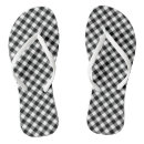 Search for black and white checkered flipflops Modern