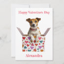 Search for jack russell terrier valentines day cards Heart