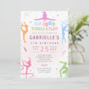 Search for gym invitations Gymnastics party
