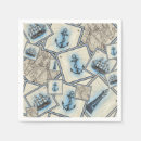 Search for nautical map napkins Vintage