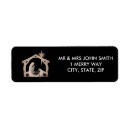 Search for the star of bethlehem return address labels Mary and joseph