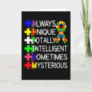 Search for autism awareness cards Unique