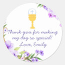 Search for first communion girl stickers Watercolor