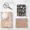Search for gold leopard wrapping paper Cheetah
