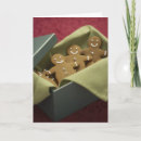Search for gingerbread men cards Red