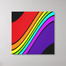 Search for curved canvas prints Red