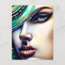 Search for ethereal postcards Woman