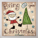 Search for whimsical christmas tree art Santa claus