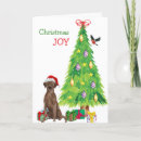 Search for chocolate lab christmas cards Cute