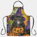 Search for spooky cat aprons Pumpkin