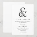 Search for ampersand wedding invitations Elegant