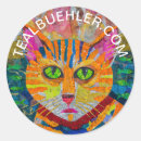 Search for orange tiger cat stickers Kitty