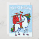 Search for unicorn christmas cards Cartoon