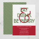 Search for eat drink and party invitations Festive