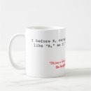 Search for i before e mugs Rule
