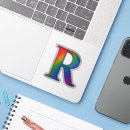 Search for monogram r stickers Modern